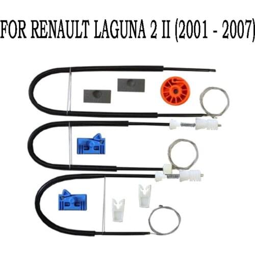 Car Window Regulator Repair Kit For Renault Laguna II 2 2001 - 2007 4/5 - Doors Front Right 8200000937