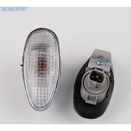 Benekar Pair Side Fender Lamp Light Repeater for Mitsubishi PAJERO MONTERO Lancer Outlander
