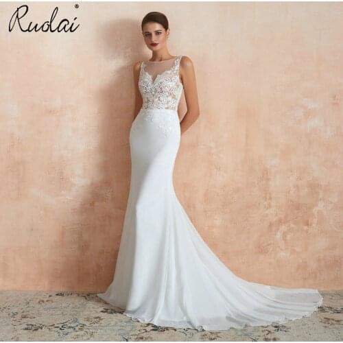 Ruolai Chiffon Wedding Dresses
