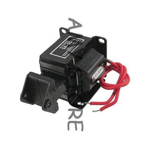 SA-2502 Lift 1.5kg Stroke 15mm AC 220V AC Tractive Solenoid Electromagnet
