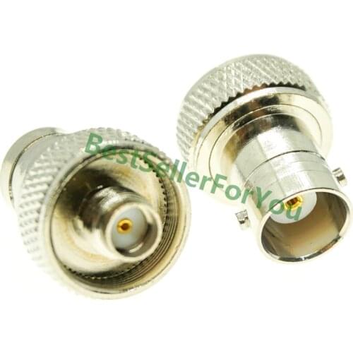 SMA Female To Connector BNC Female Convert Adapter For Two Way Radio BaoFeng UV-5R FD-880 Nickel Plated