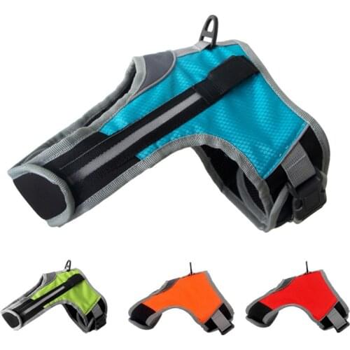 LED Dog Harness Reflective Harness Vest for Medium Large Dog Soft Breathable Outdoor Training Pet Harness Bulldog Labrador Husky