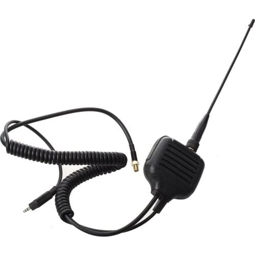UHF VHF Two Way Radio Speaker miniphone with SMA connector antenna, radio speakers, portable radio speakers, Walkie Talkie Speak