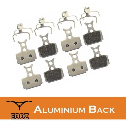 EOOZ 4 Pairs Lightweight Bicycle Aluminum Alloy Back Disc Brake Pads For FORMULA R1R, R1, RO, RX, T1, Mega