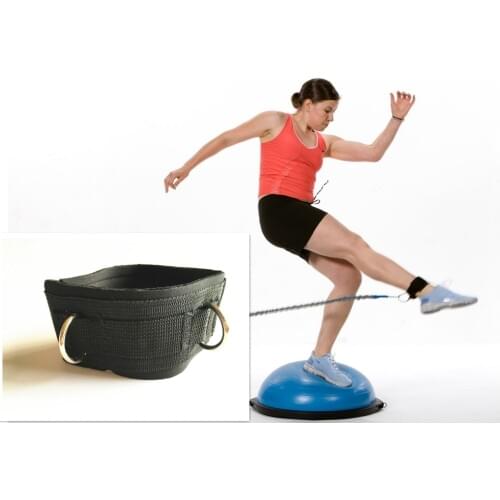 1 pcs Double D-ring Ankle Anchor Strap Belt Gym Cable Attachment Leg Pulley Weight Lifting Fitness