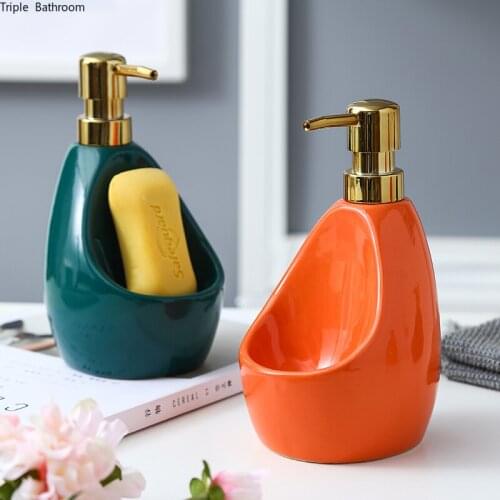 Creative Ceramic Sanitizer Bottles Home Shower Gel Bottles Wristband Hand Dispenser Bathroom Accessories Shampoo Dispenser