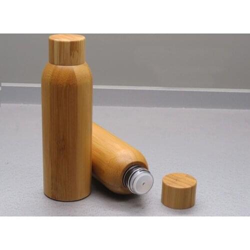 120ML 10pcs/lot DIY Bamboo Cosmetic Toner Refillable Bottle, Superior Grade Cosmetic Liquid Packing Container,Bamboo Beauty Tool