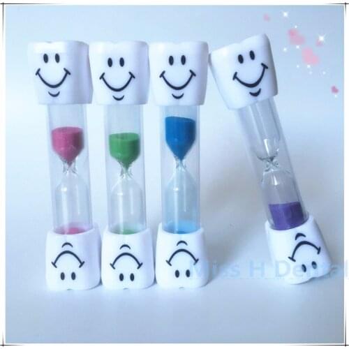 3pcs Dental Children Kids Toothbrush Timer 3-Minute Smile Sandglass Tooth Brushing Hourglass dental clinic gift