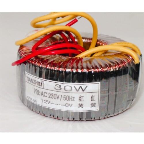 Professional linear power transformer hifi 30W AC12V pure copper audio transformer
