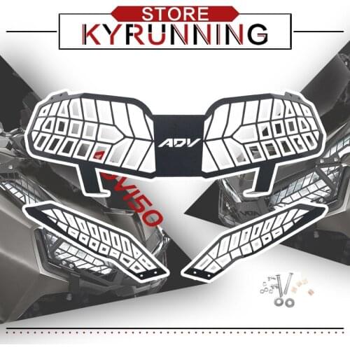 Motorcycle Accessories Headlight Guard Protector For ADV150 ADV 150 2019 2020 Headlight Grille Cover Protector Decorative