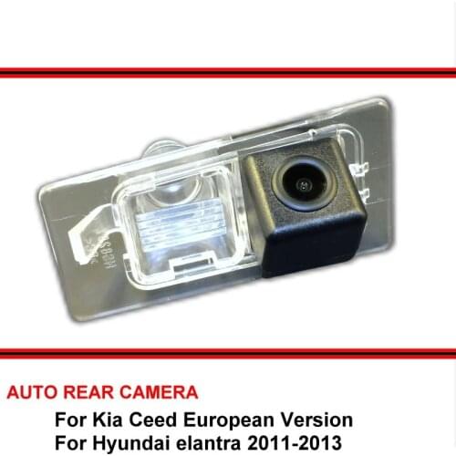 For Kia Ceed European For Hyundai elantra HD CCD Car Rearview Parking Reverse Backup Rear View Camera Night Vision trasera