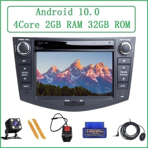 ZLTOOPAI Android 10 For Toyota RAV4 2006-2012 Radio Stereo Auto Steering Wheel Control GPS Navigation Car Multimedia Player