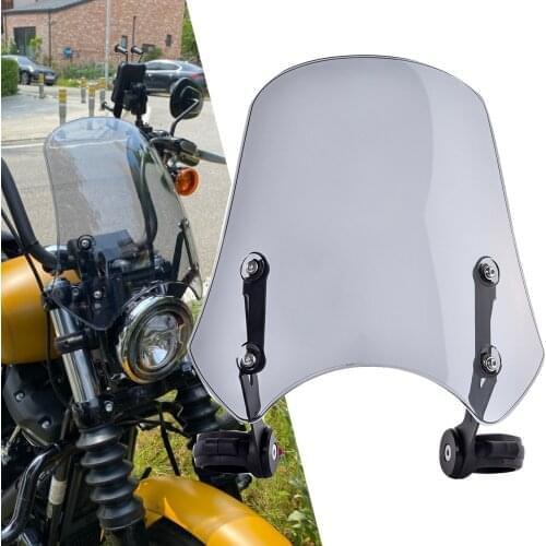 For Harley FXDB 06-19 FXDL 96-18 FXSTD 01-07 Blackline 11-13 FXST Softail 05-11 Windscreen Windshield