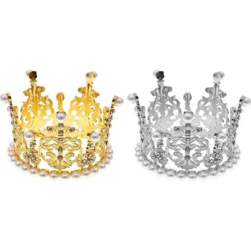 2020 New Shiny Rhinestone Crown Newborn Photography Props Baby Party Photoshoot Headwear