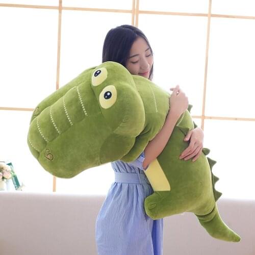 1pc 45/65/80cm Simulation Crocodile Plush Toys Stuffed Soft Animals Plush Cushion Pillow Doll Home Decoration Gift for Children