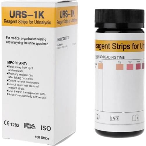 100pcs/set Ketone Strips Home Ketosis Urine Urinary Test-Atkins Diet Weight Lose High Quality and Brand New