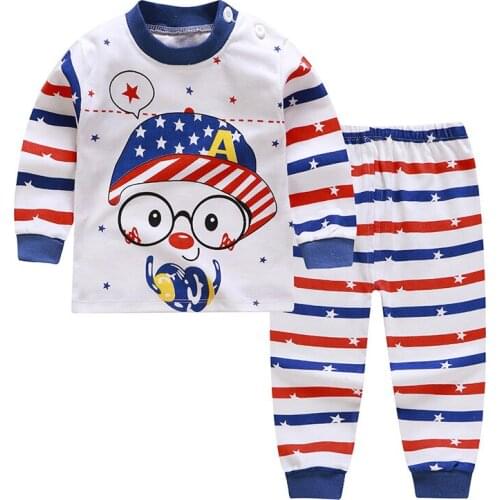 Baby Clothing Sets Autumn Baby Girs Clothes Infant Cotton Girls Clothes Tops +Pants 2pcs Underwear Outfits Kids Clothes Se 0-24M