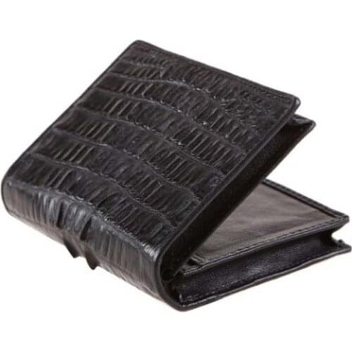 LINSHE new crocodile Brief paragraph The wallet fashion leisure Genuine leather Mens package Europe and the United