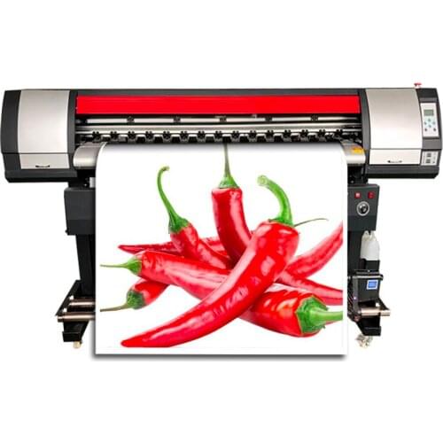 1.8M Canvas Priting Machine With Dx7 Printhead And Rip Vinyl Banner Sticker Inkjet Eco Solvent Printer Machine