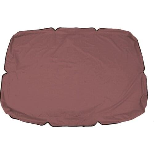 Seater Size Outdoor Garden Patio Swing Sunshade Cover Canopy Seat Top Cover Courtyard Waterproof Swing Sunshade