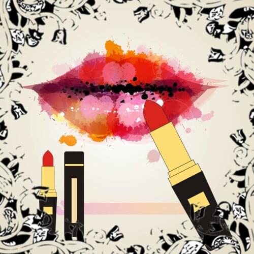 Lipstick Set New Design Metal Cutting Die Cut die DIY Makeup Decoration Scrapbooking Album Paper DIY Craft Embossing Die Cut