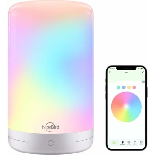 NITE BIRD WiFi Smart Dimming Night Light Bedside Lamp Tuya Smart Life App Voice Control Work With Alexa Google Home Assistant