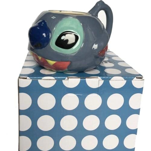 New Cartoon Ceramic Mug 3D Three-dimensional Modeling Breakfast Milk Drinking Cup Office Coffee Cup Childrens Birthday Gift