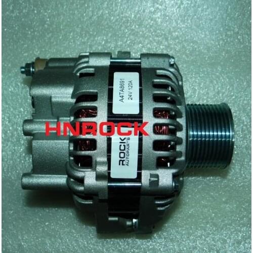 NEW HNROCK 24V 120A ALTERNATOR A004TA8391 A004TA8691 A004TA8691AM A4TA8391 A4TA8691 A4TA8691AM FOR VOLVO
