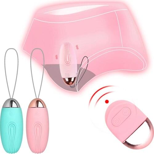 Clitoris Stimulate Jump Egg Vibrator Vaginal Massage Ball Wireless Remote Control G-spot 10 Frequency Sex Toys For Women