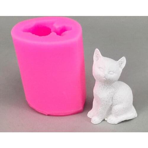 1pcs 3D Silicone Mold Series Cat DIY Cake Baking Mold Fondant Cookie Chocolate Soap Mold Kitchen Bakeware