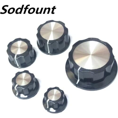 10/20pcs Inner hole 6mm MF-A01 A02 A03 A04 A05 potentiometer speed control knob Bakelite knob