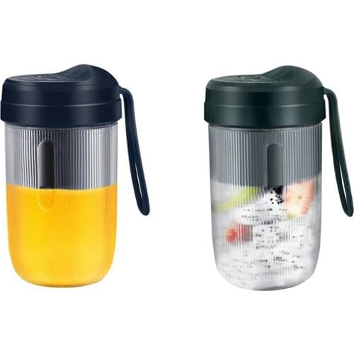 350Ml Electric Fruit Juicer Cup Portable Handheld Smoothie Maker Blenders Mixer USB Rechargeable for Home Travel