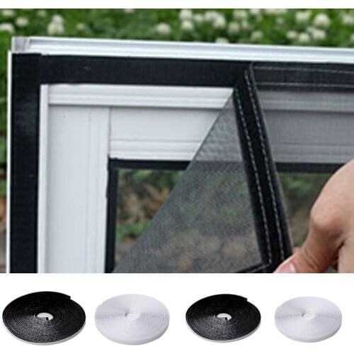 6mmx5.6m Indoor Insect Fly Mosquito Net Screen Curtain Mesh Mosquito Netting Door Window Screen Self Adhesive Tape
