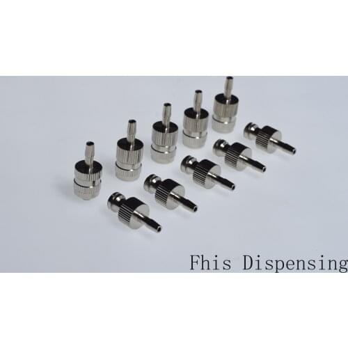 8*10 PVC Pipe Metal Nickel Plated Brass Dispensing Fittings Luer Lock Cannula Systems
