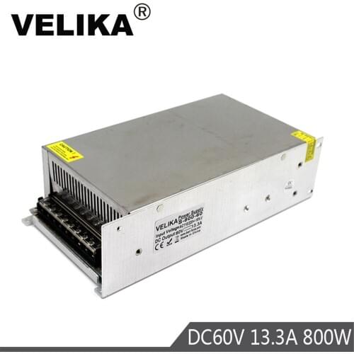 AC DC 60V 800W Power Supply Adapter AC110V 220V Transformer DC60V 13.3A Led Driver SMPS For CNC Machine CCTV Stepper 3D Printer