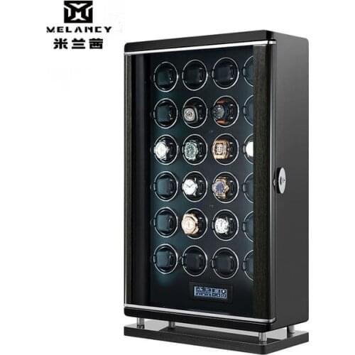 Automatic luxury 24 slots Watch Winder Box Accessories Watch Display Mechanical Rotating Watch Uhrenbeweger For Men Watch