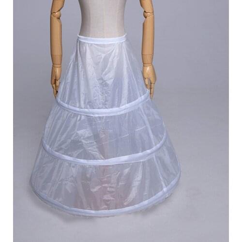 White Slip Dress Hanbok Accessories Three Circles and One Gauze Bone Hard Gauze Skirt Puff Skirt Petticoat