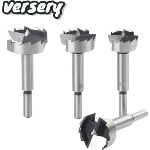 Free Shipping 1Pc 6mm-54mm Forstner Woodworking tools Hole Saw Hinge Boring drill bits Round Shank High Carbon Steel Cutter