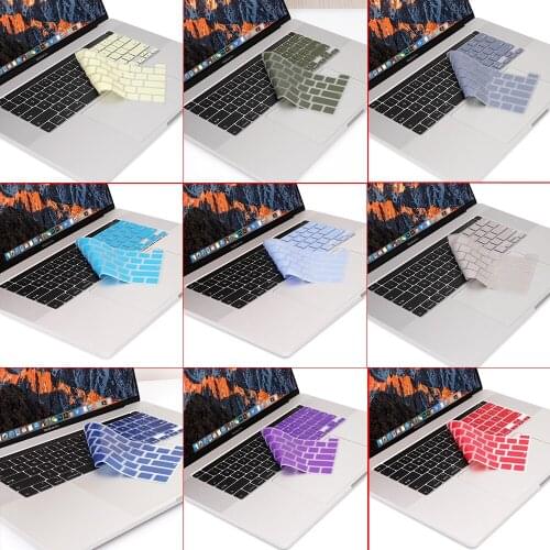 Keyboard Cover for MacBook Pro 13 inch 2020 M1 A2338 A2251 A2289 Touch Bar Soft Silicone Keyboard Skin Film Protector US English