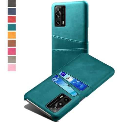 For OPPO Realme X7 Pro Ultra GT Neo 8 Q3i V15 V13 V11 5G Funda Luxury PU Leather Card Slots Cover For Oppo Realme C21 C20 Case