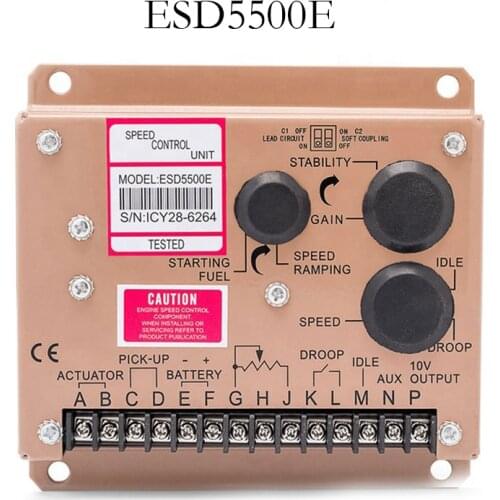 Genset Generator Engine Speed Governor Control Unit Controller ESD5500 Diesel Engine Speed Control Board throttle governor