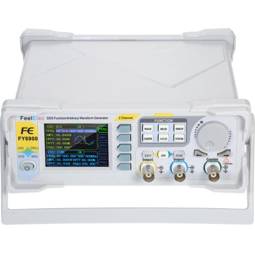 KKmoon FY6900-100M Function Signal Generator High Precision Digital DDS Dual-chanel Function Signal/Arbitrary Waveform Generator