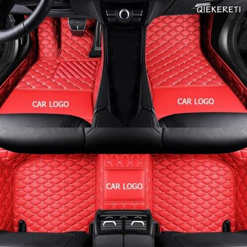 QIEKERETI Custom car floor mats for Skoda octavia fabia rapid superb kodiaq yeti KAROQ KAMIQ car foot ma styling car accessories