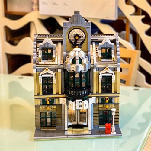 Creator Expert Moc Bricks City Streetview Model Bricks 2039PCS European Mall Modular Building Blocks Toy Model Bricks