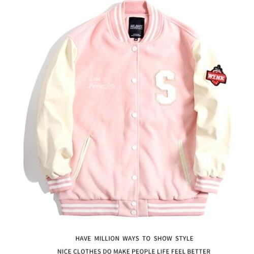 New Arrival Autumn Spring Patchwork S Embroidery Women Baseball Bomber Coach Jacket Unisex Men Varsity Shirt Award Stadium Chic