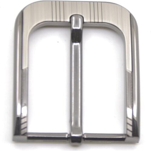 1pcs Metal 40mm Belt Buckle Middle Center Half Bar Buckle Leather Belt Bridle Halter Harness Fit for 37mm-39mm belt