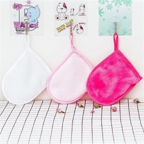 Reusable Makeup Remover Glove Microfiber Facial Cleaning Glove Soft Face Cleaner Towel Pads Face Deep Cleaning Skin Care Tools