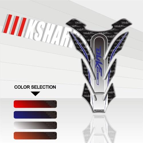 Motorcycle 3D fuel tank pad sticker decorative Decals fuel tank sticker fish bone For KTM Duke 690 duke690