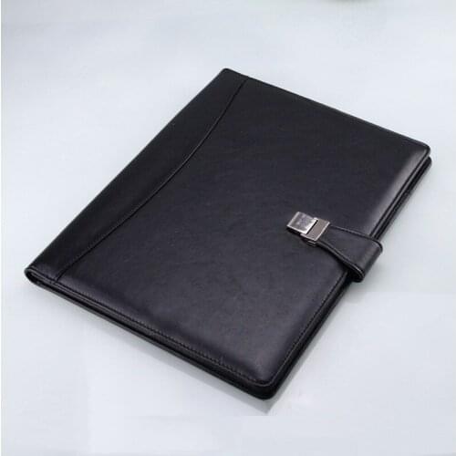 A4 Business Padfolio Resume Portfolio File Folder Interview Legal Document Organizer Card Holder Writing Pad Magnetic Buckle