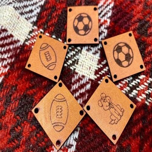 Personalized Leather Labels - Handmade Tags - Gift Name Tags for Family, Friends, Men & Women,Cork Leather Labels
